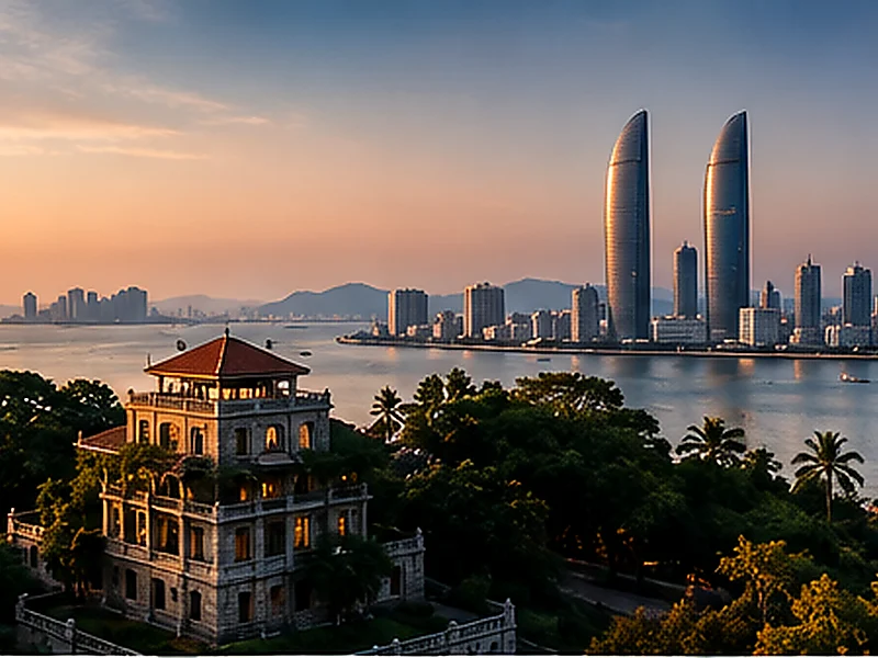Xiamen coastal city where Lutour was born