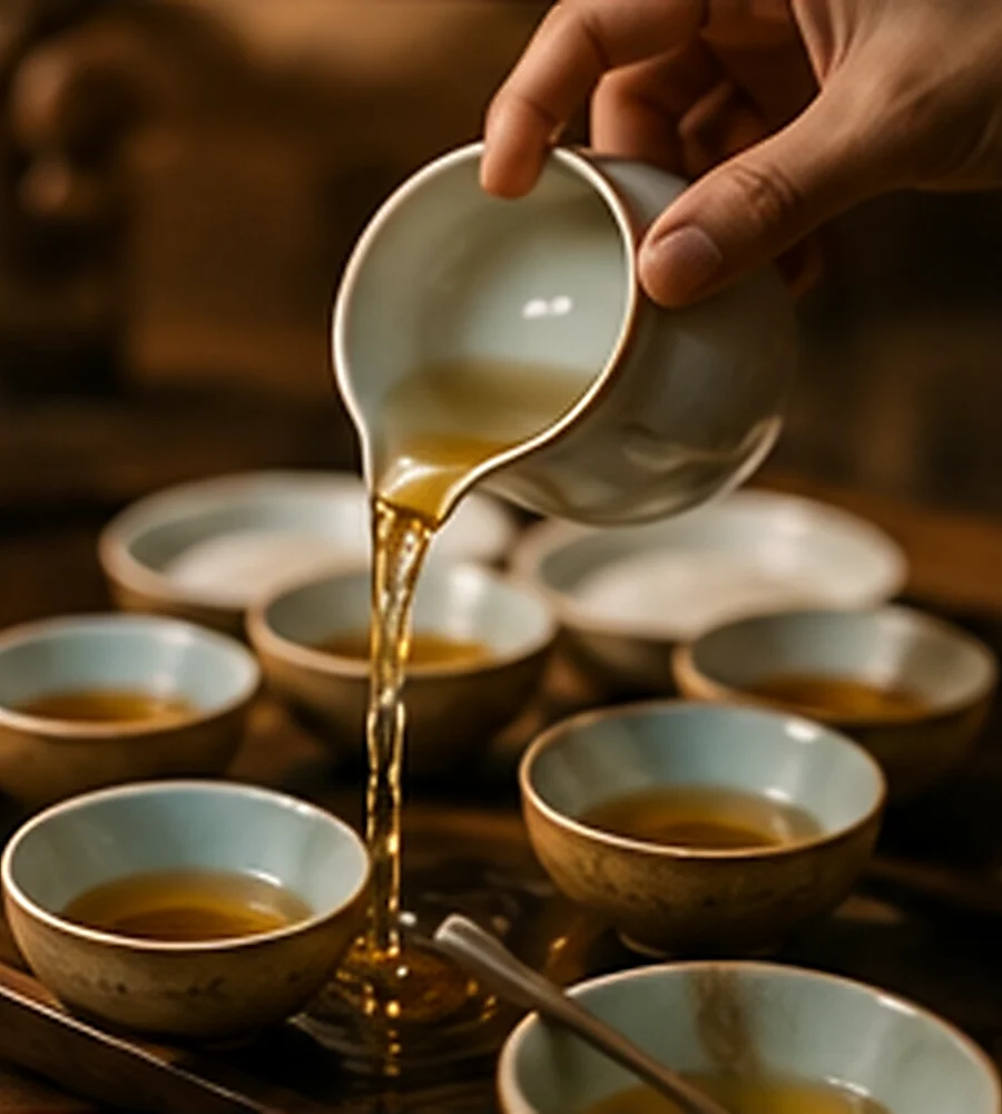 Traditional Chinese tea experience