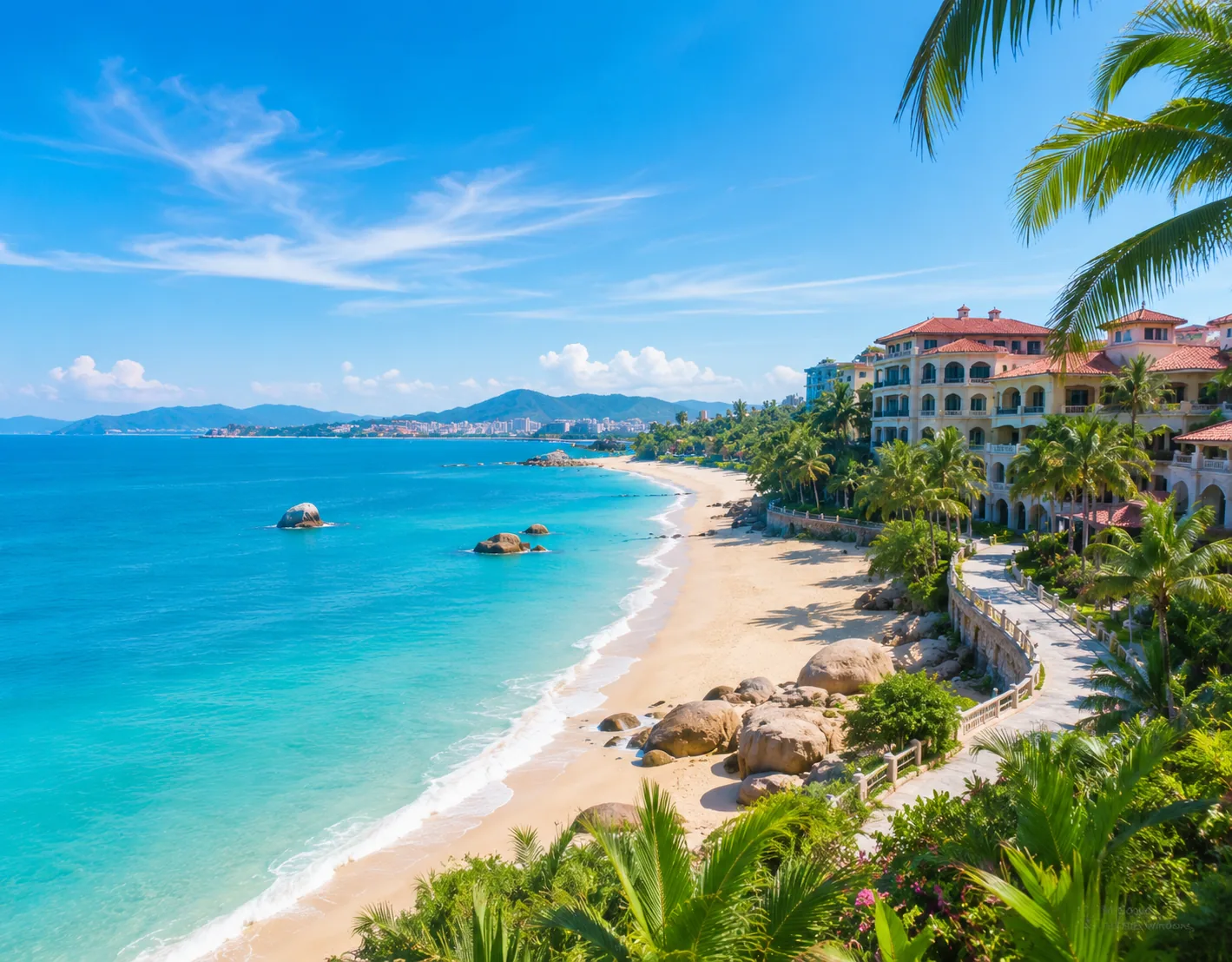 China coastal leisure destinations
